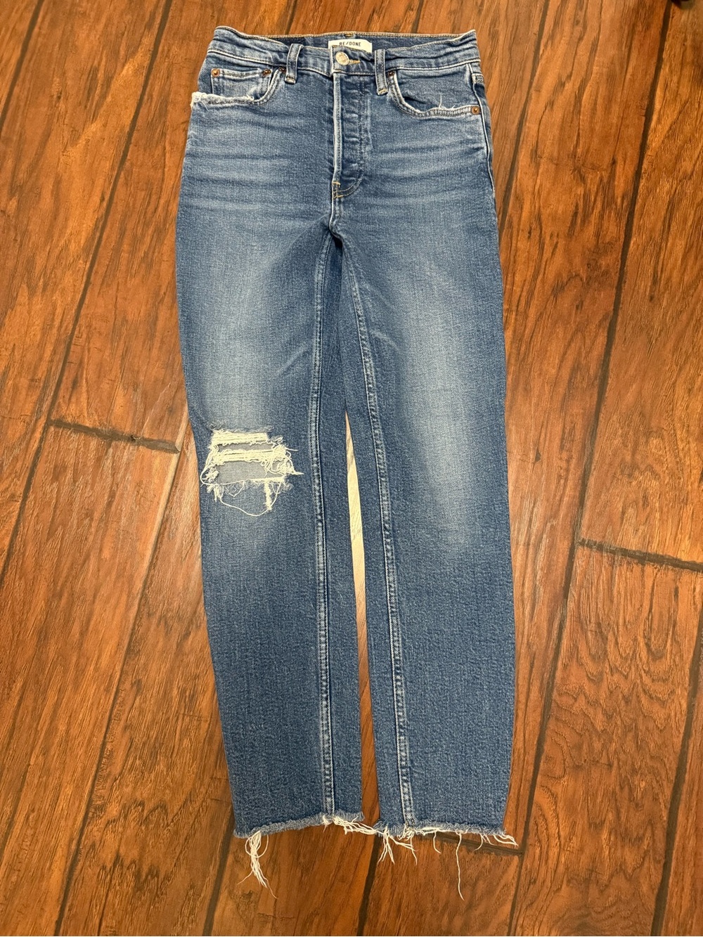 Re/done 90s high rise ankle crop